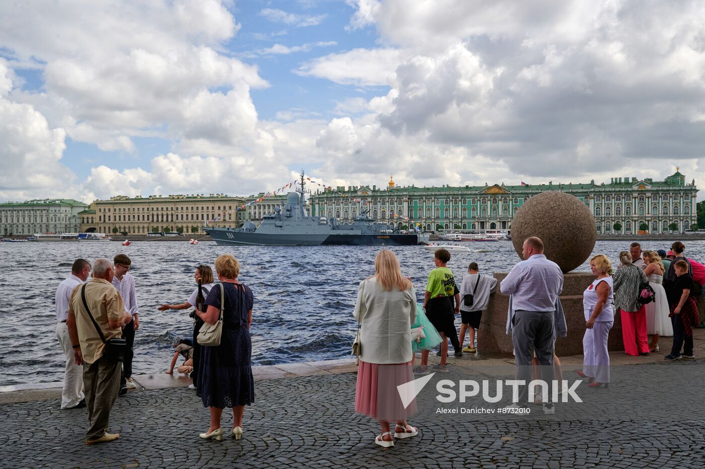 Russia Navy Day Preparations