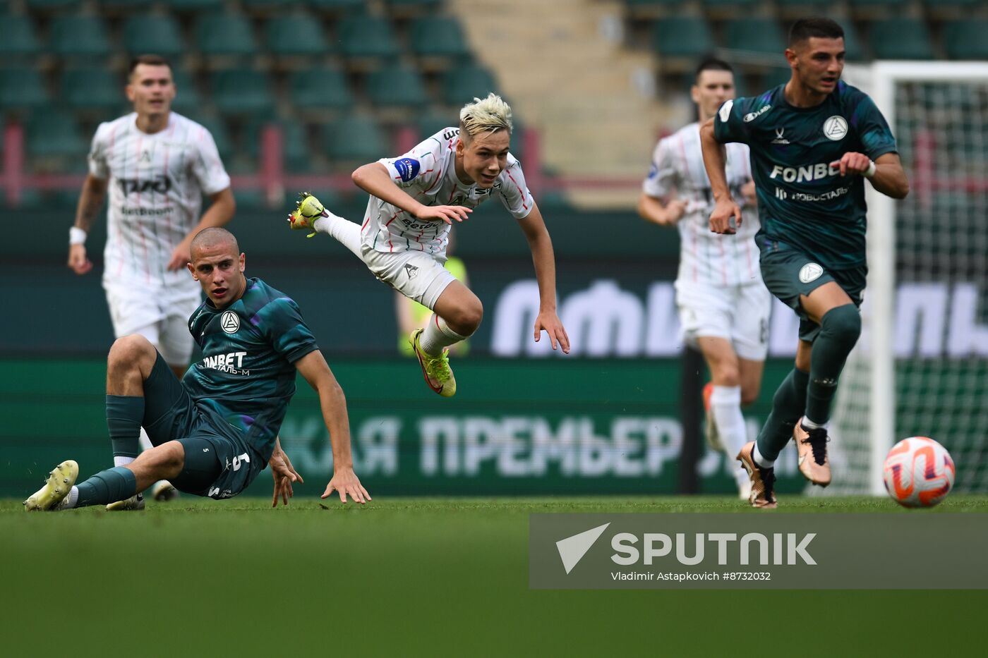 Russia Soccer Premier-League Lokomotiv - Akron