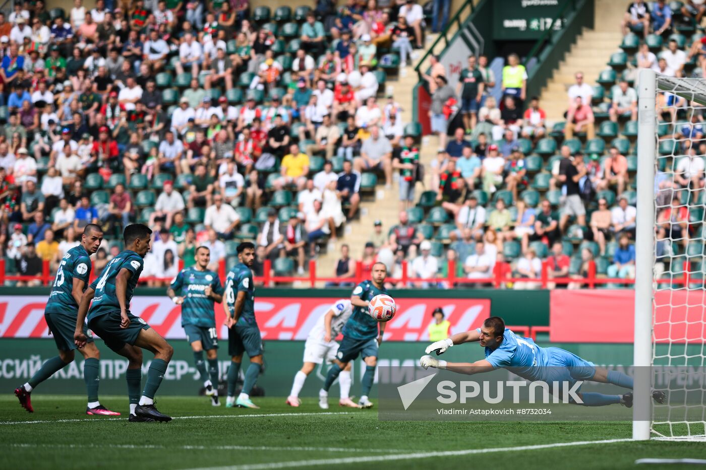 Russia Soccer Premier-League Lokomotiv - Akron