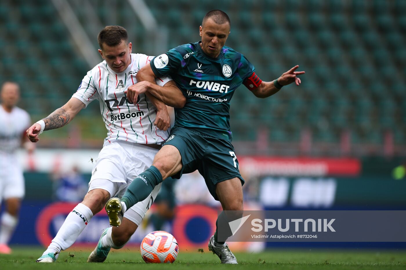 Russia Soccer Premier-League Lokomotiv - Akron