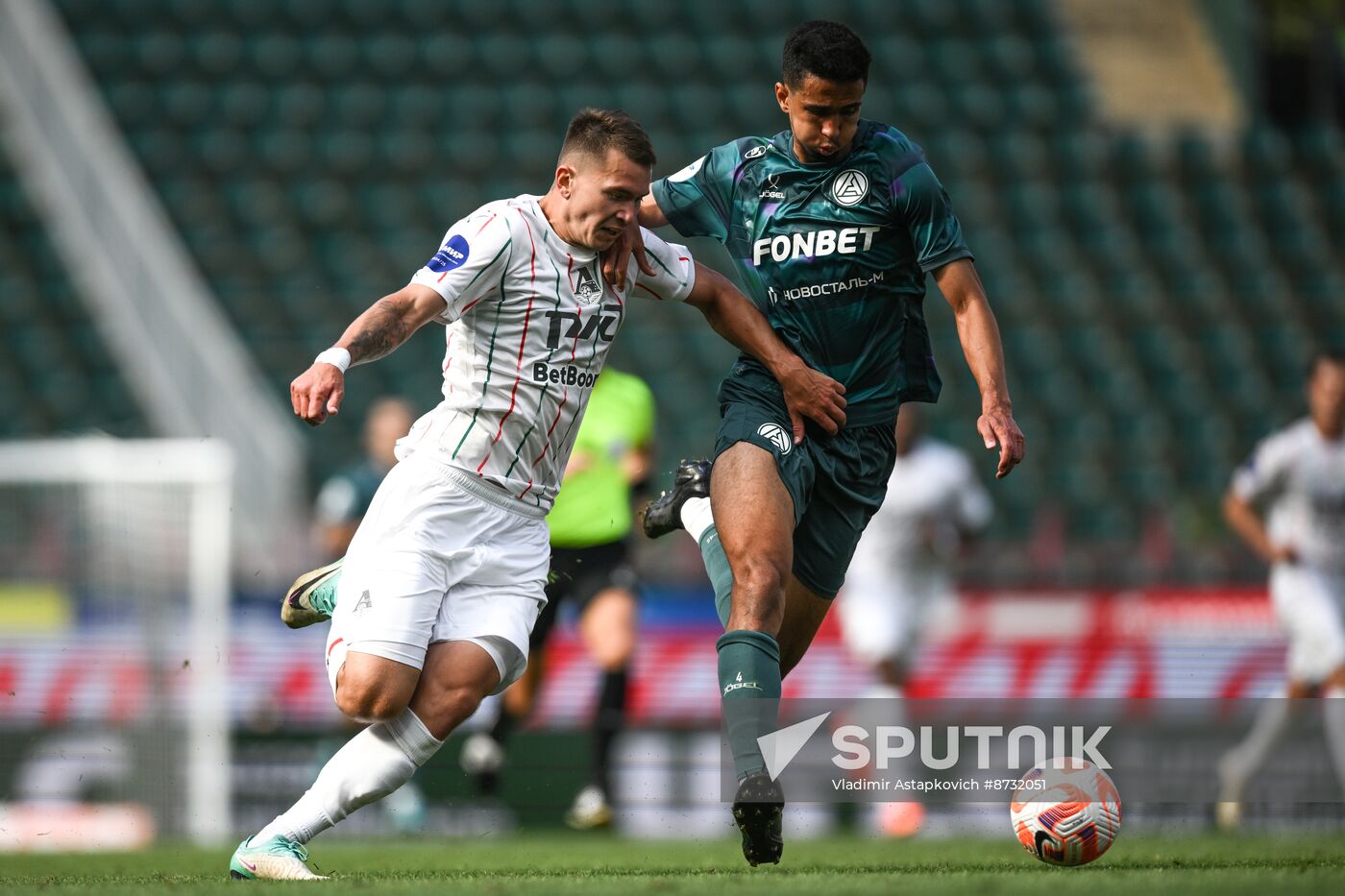 Russia Soccer Premier-League Lokomotiv - Akron