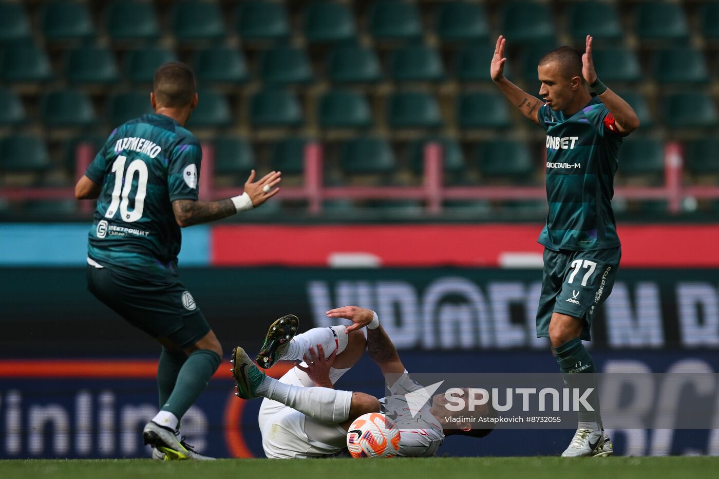 Russia Soccer Premier-League Lokomotiv - Akron
