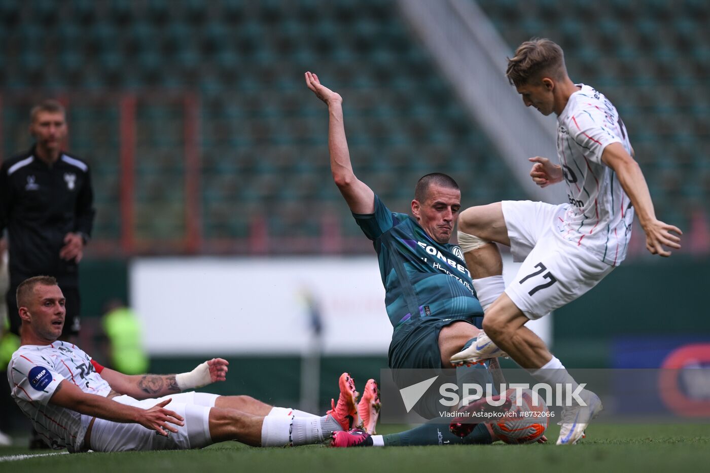 Russia Soccer Premier-League Lokomotiv - Akron