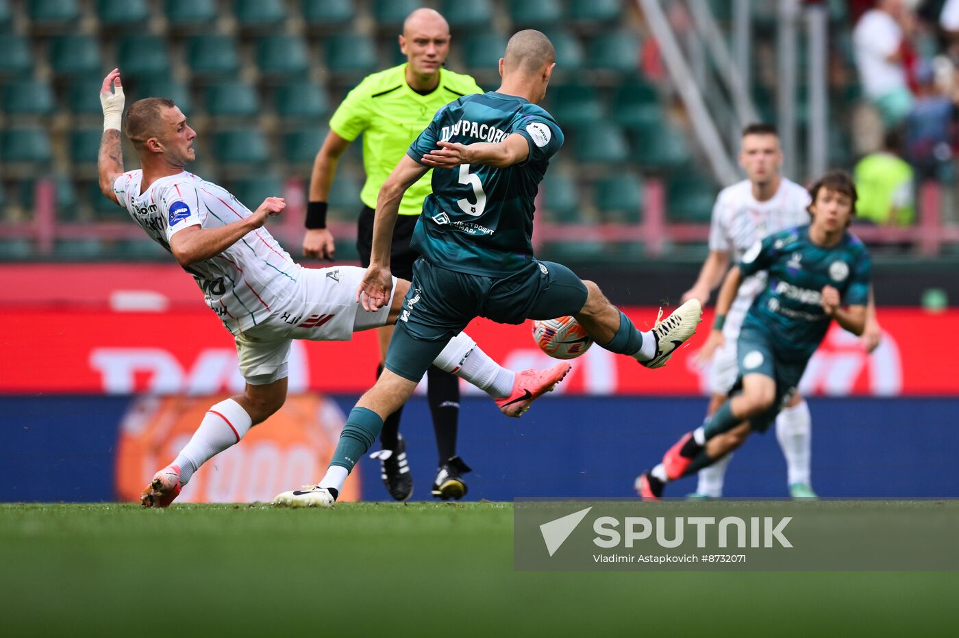 Russia Soccer Premier-League Lokomotiv - Akron