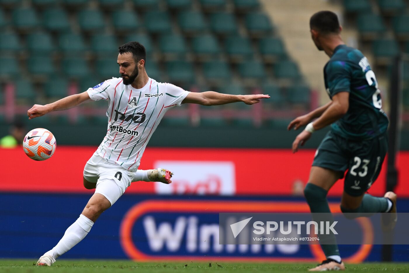 Russia Soccer Premier-League Lokomotiv - Akron