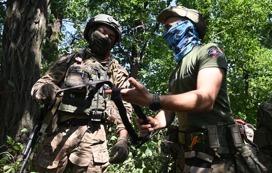 Russia Ukraine Military Operation Assault Units Tactical Medicine Training