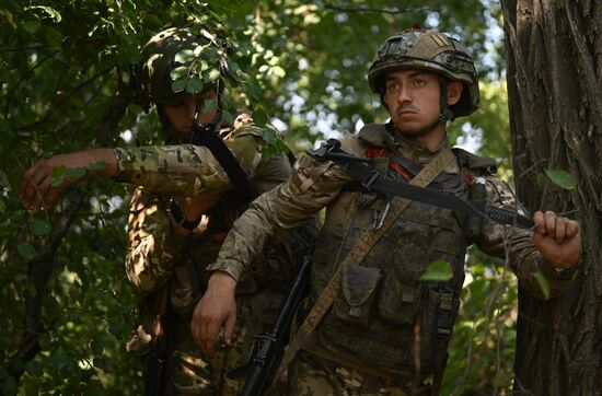 Russia Ukraine Military Operation Assault Units Tactical Medicine Training