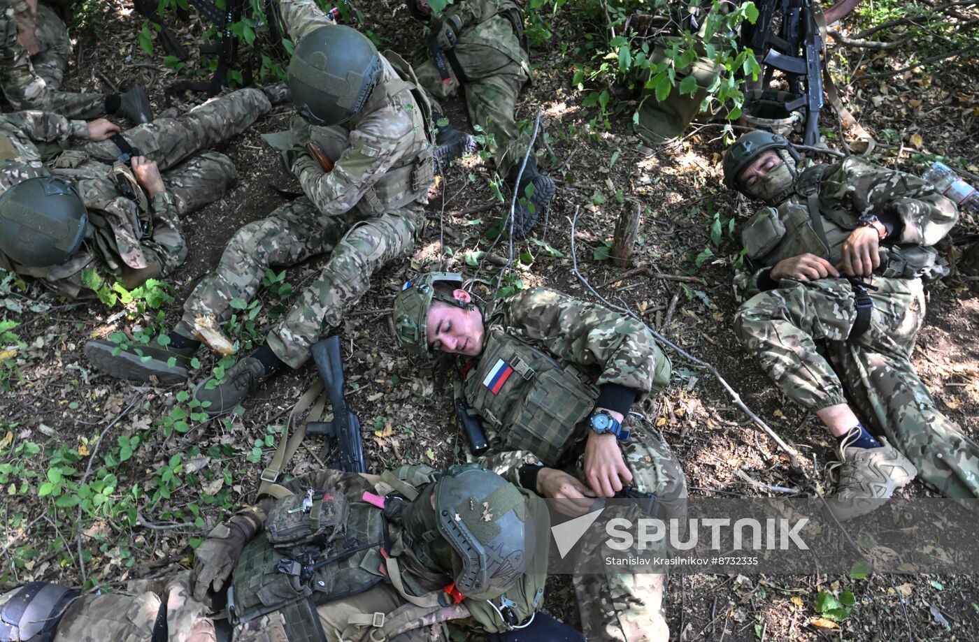 Russia Ukraine Military Operation Assault Units Tactical Medicine Training