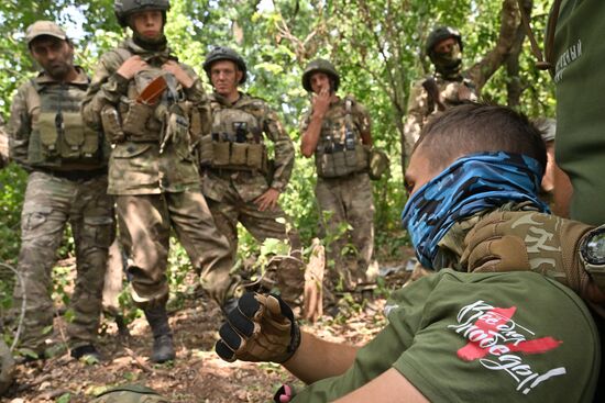 Russia Ukraine Military Operation Assault Units Tactical Medicine Training