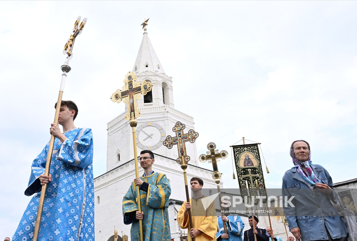 Russia Religion Our Lady of Kazan Icon Feast