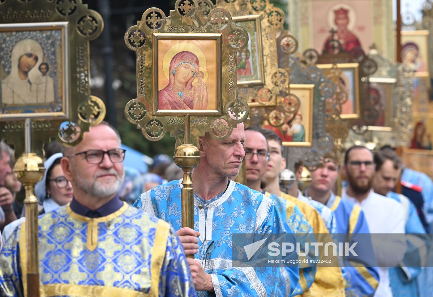 Russia Religion Our Lady of Kazan Icon Feast