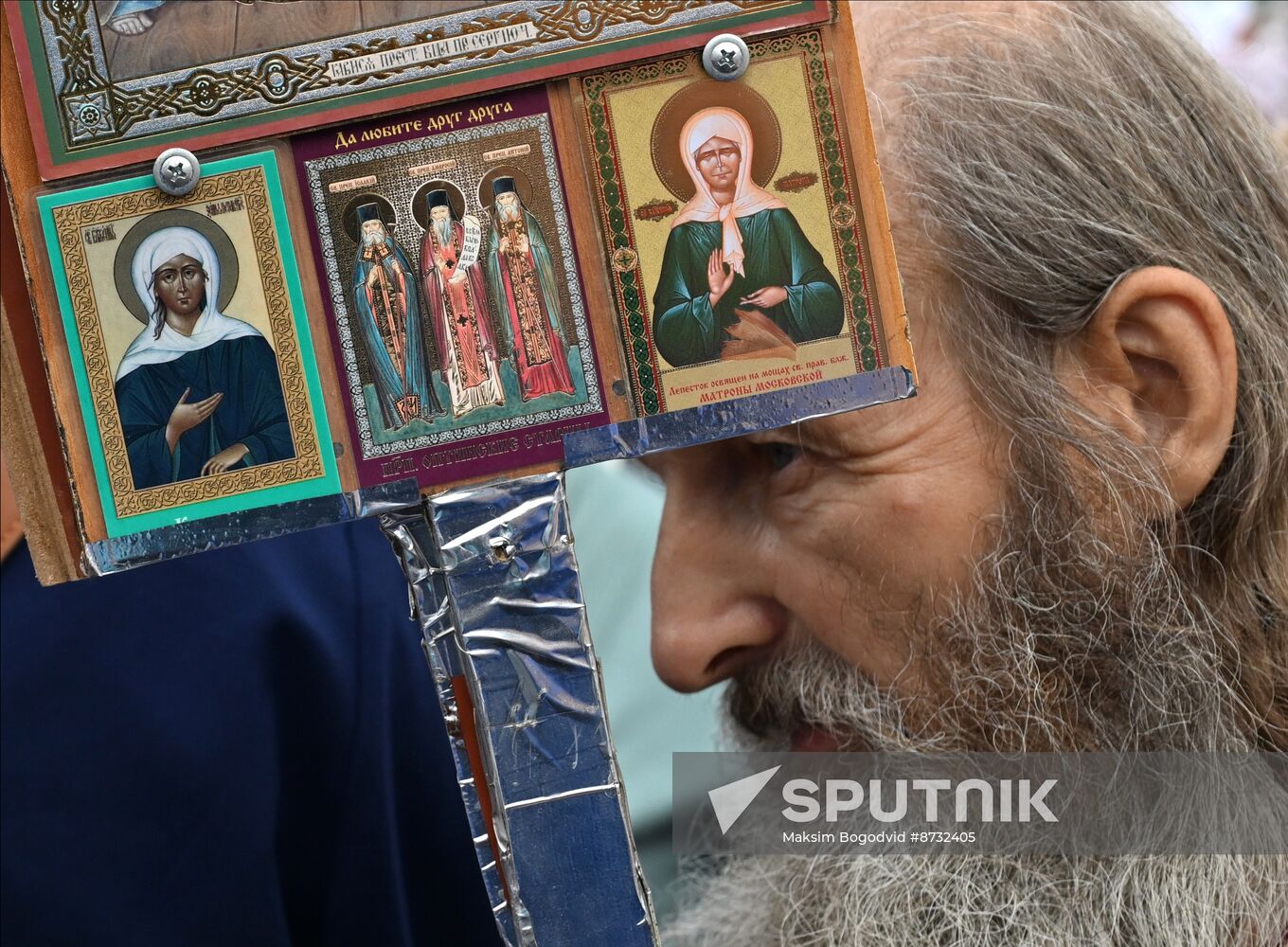 Russia Religion Our Lady of Kazan Icon Feast