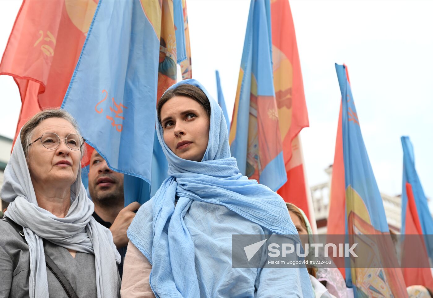 Russia Religion Our Lady of Kazan Icon Feast