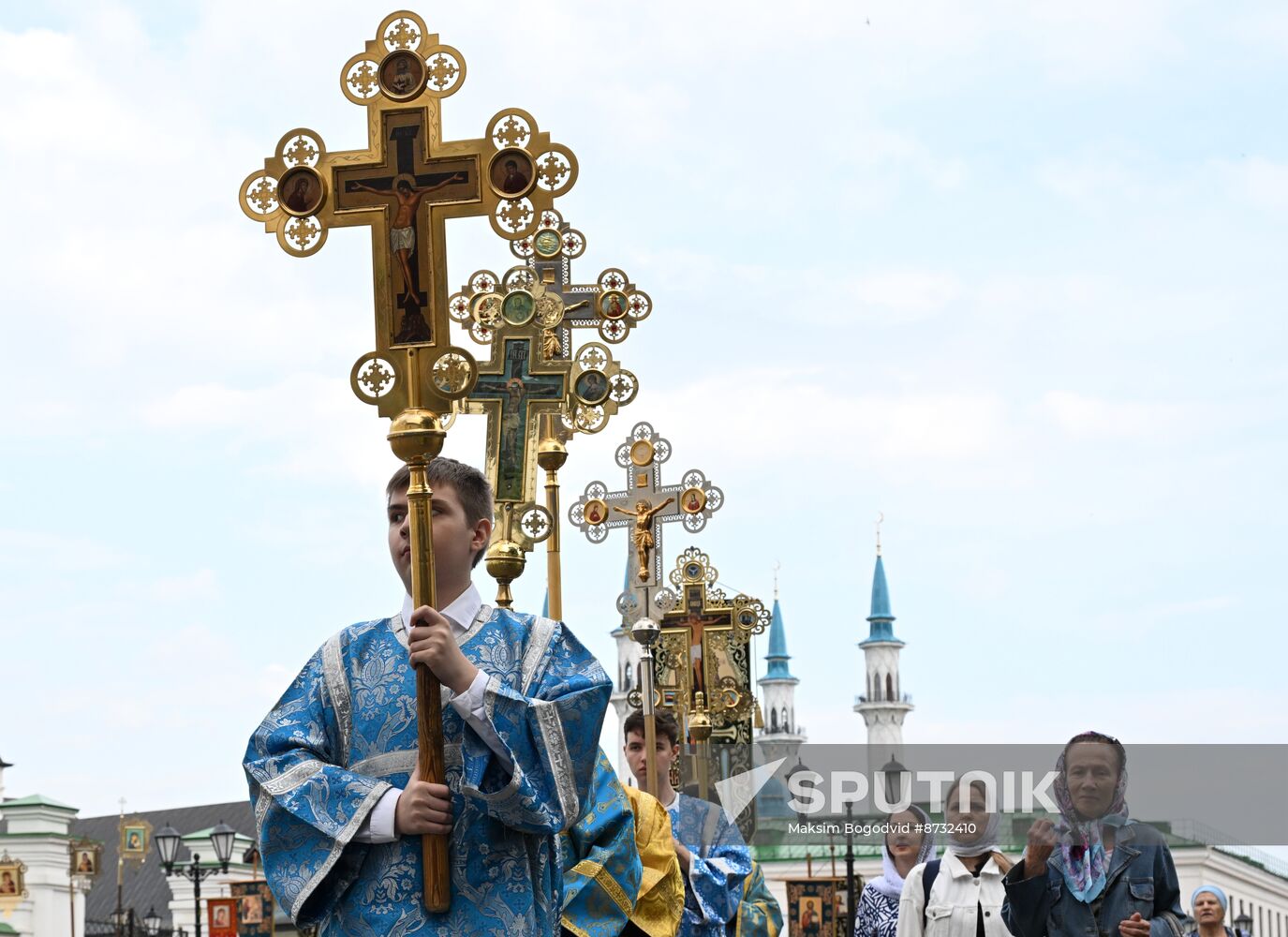 Russia Religion Our Lady of Kazan Icon Feast