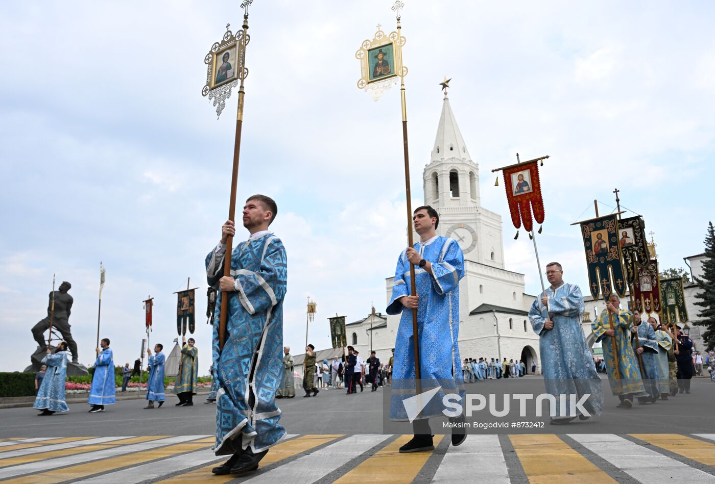 Russia Religion Our Lady of Kazan Icon Feast
