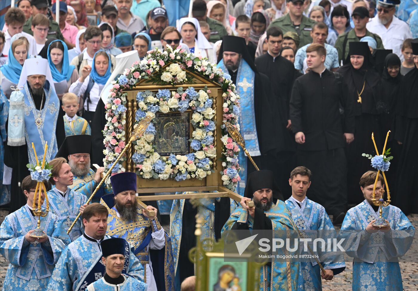 Russia Religion Our Lady of Kazan Icon Feast