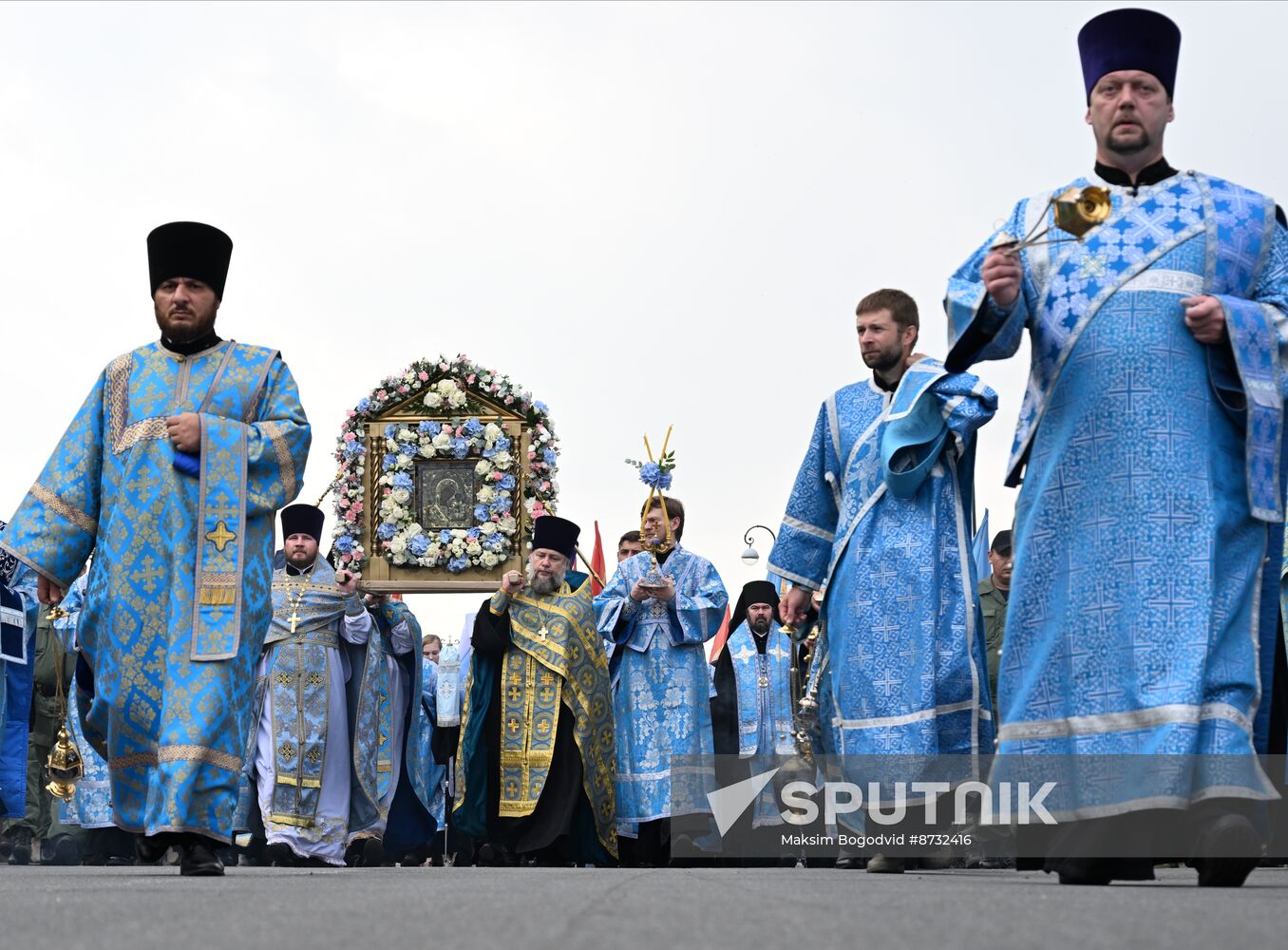 Russia Religion Our Lady of Kazan Icon Feast