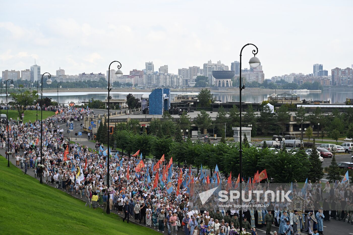 Russia Religion Our Lady of Kazan Icon Feast