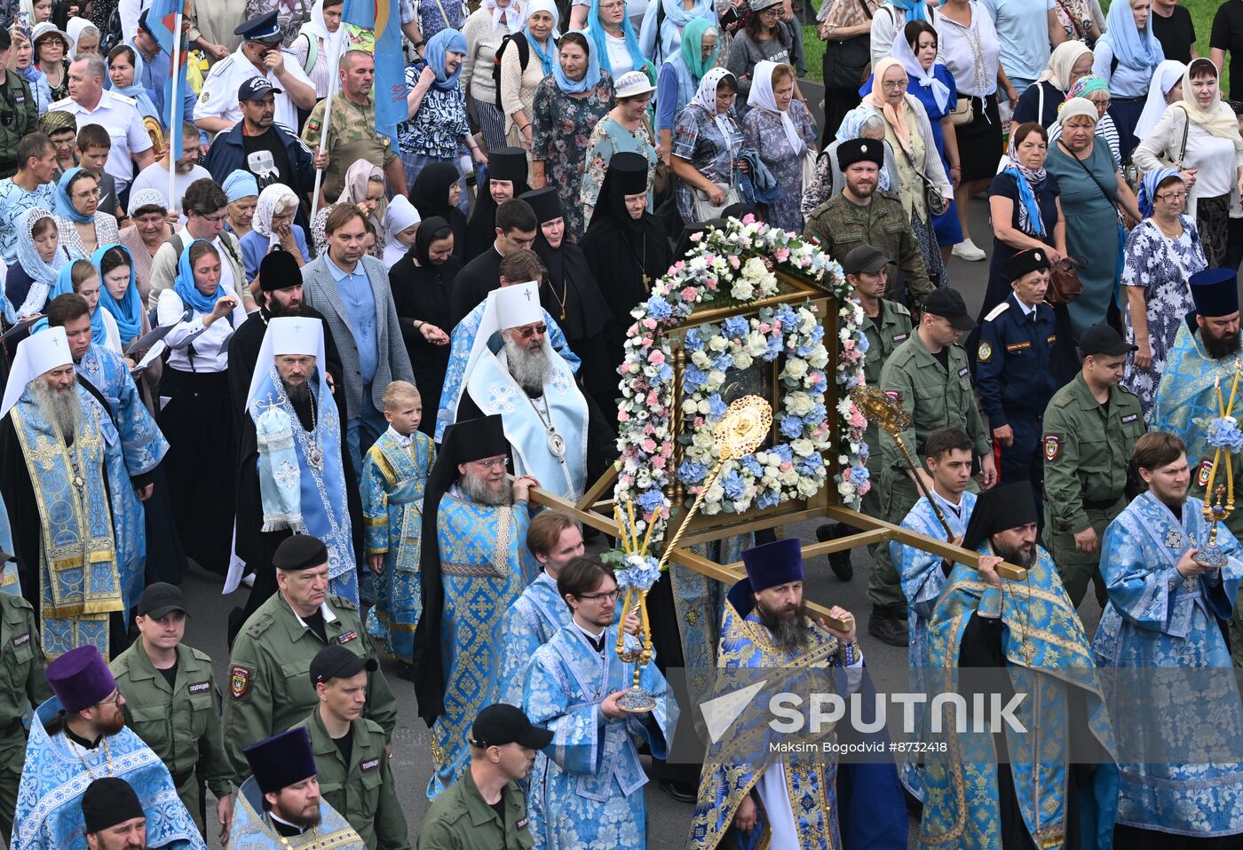 Russia Religion Our Lady of Kazan Icon Feast