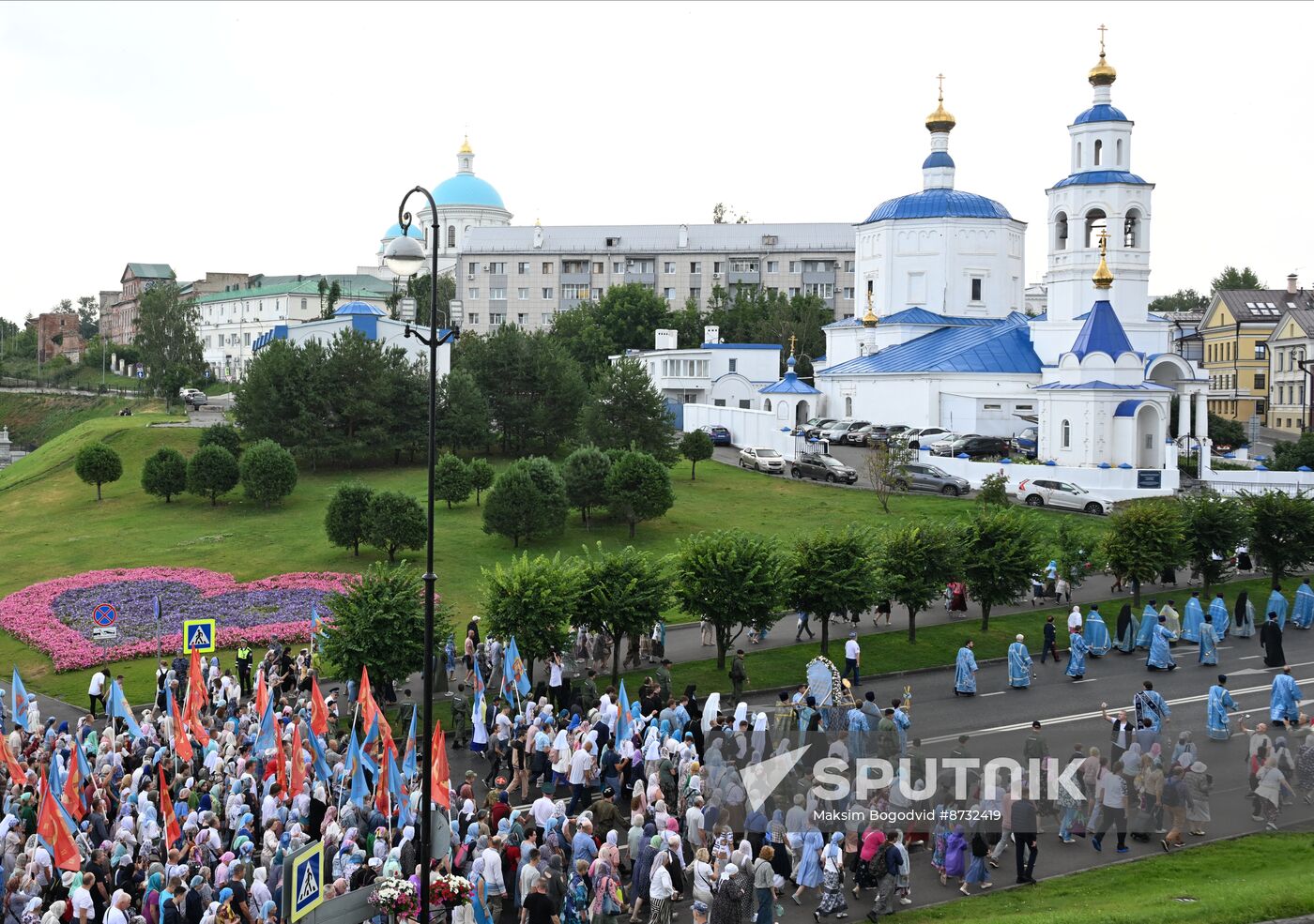 Russia Religion Our Lady of Kazan Icon Feast
