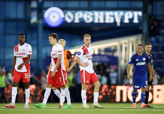 Russia Soccer Premier-League Orenburg - Spartak