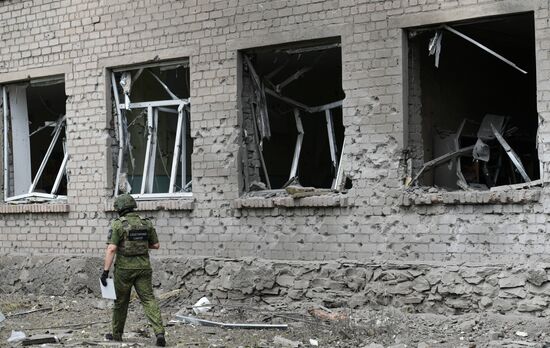 Russia Ukraine Military Operation Shelling