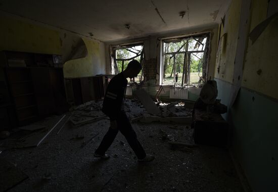 Russia Ukraine Military Operation Shelling