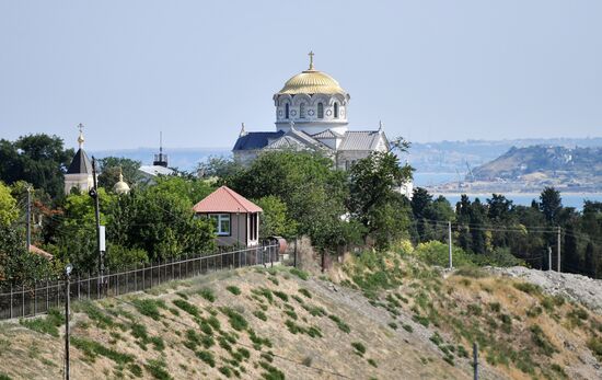 Russia Crimea Church Museum Complex