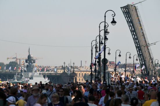 Russia Navy Day Parade Rehearsal