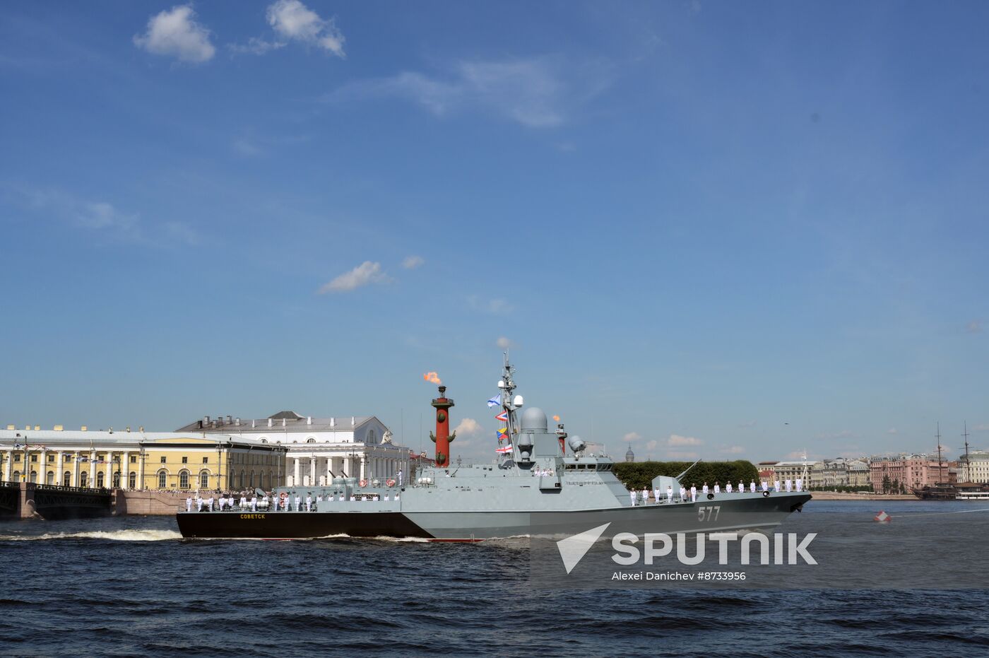 Russia Navy Day Parade Rehearsal