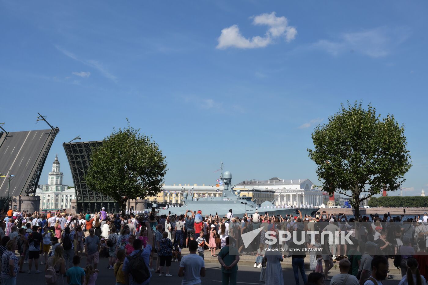 Russia Navy Day Parade Rehearsal