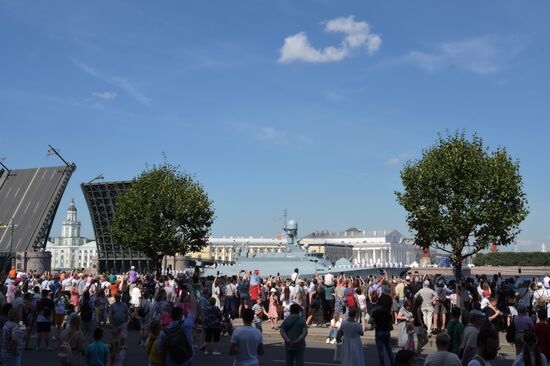 Russia Navy Day Parade Rehearsal