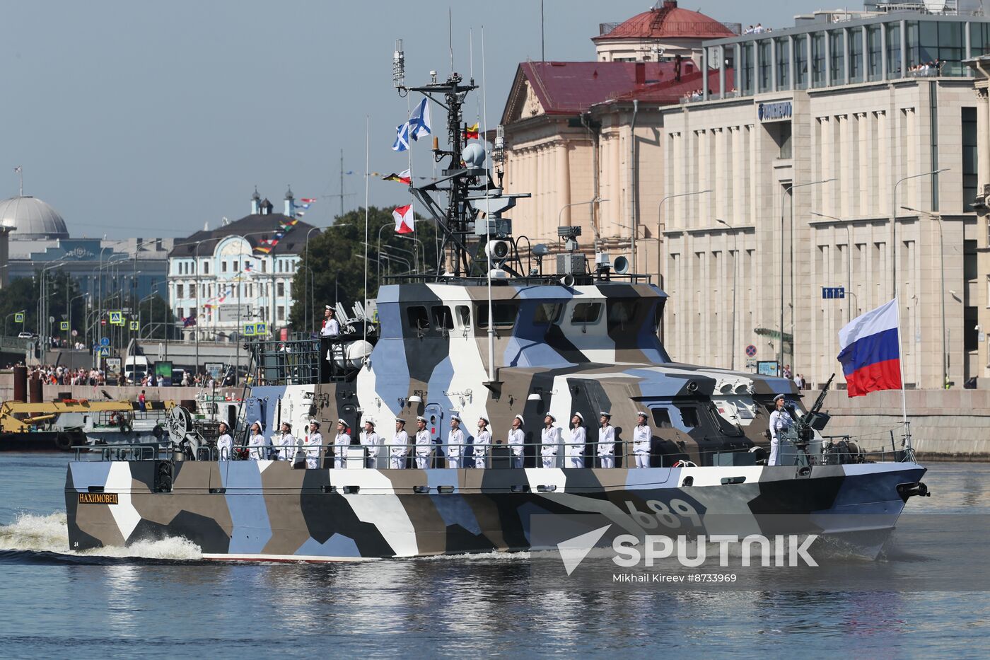 Russia Navy Day Parade Rehearsal