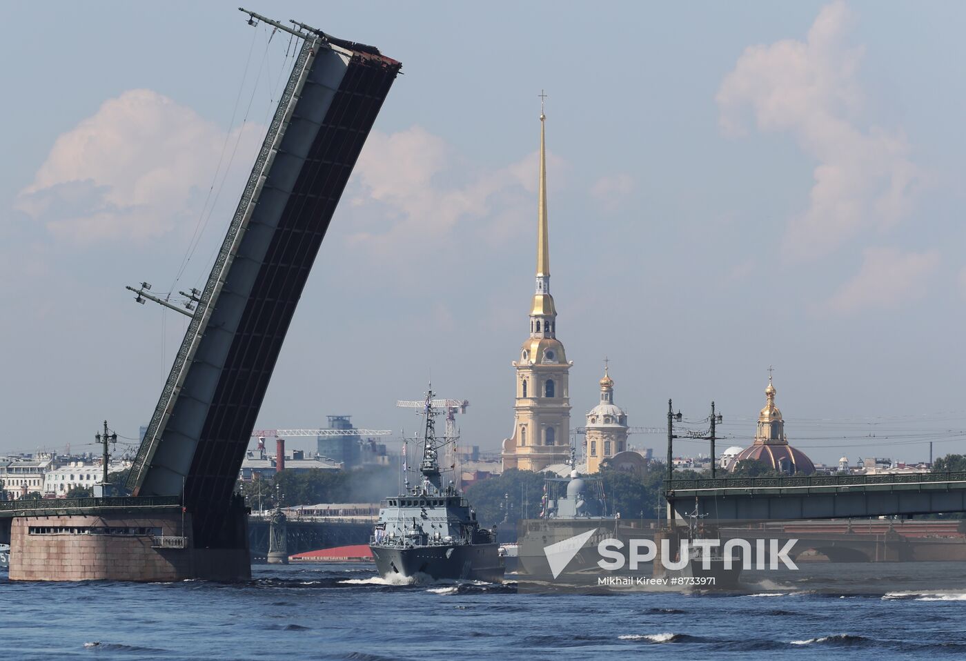 Russia Navy Day Parade Rehearsal