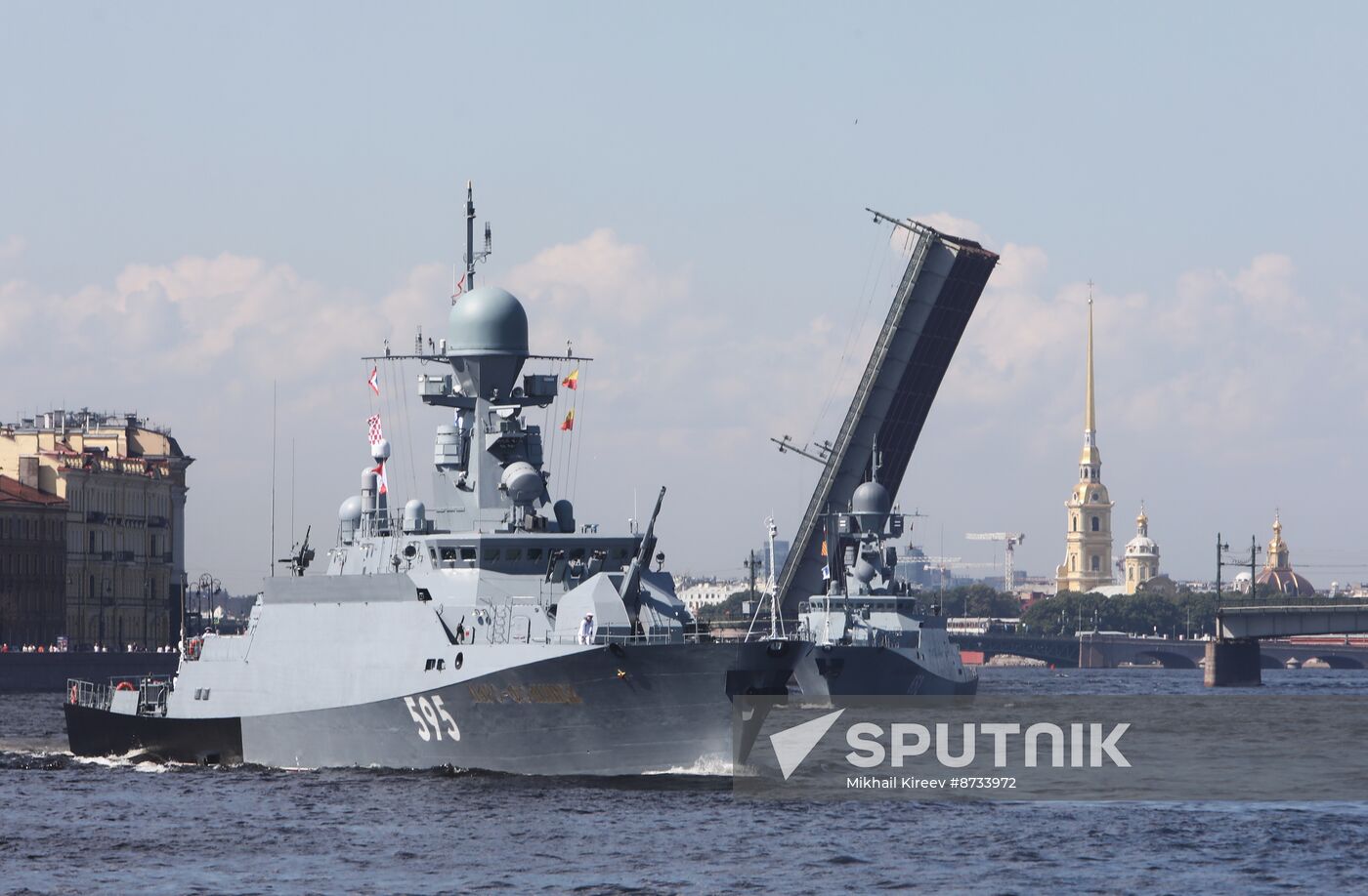 Russia Navy Day Parade Rehearsal