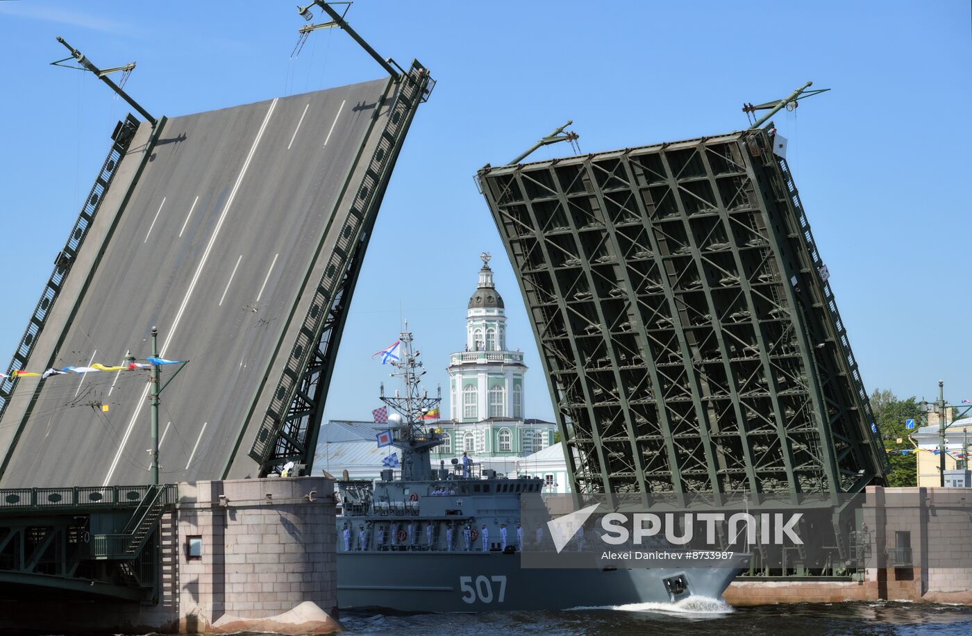 Russia Navy Day Parade Rehearsal