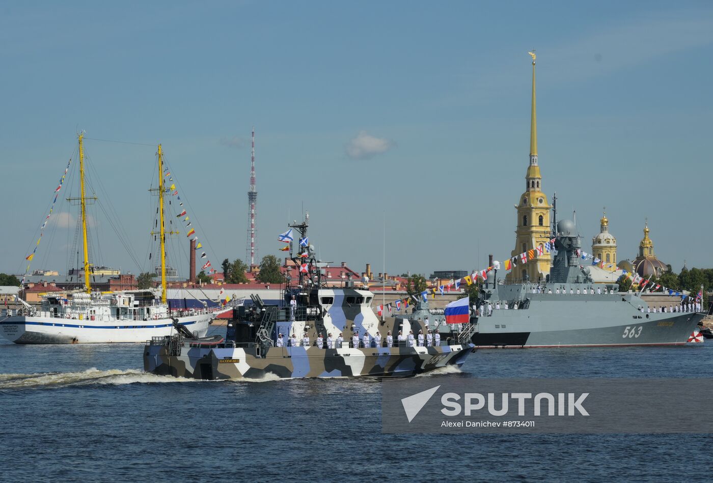 Russia Navy Day Parade Rehearsal