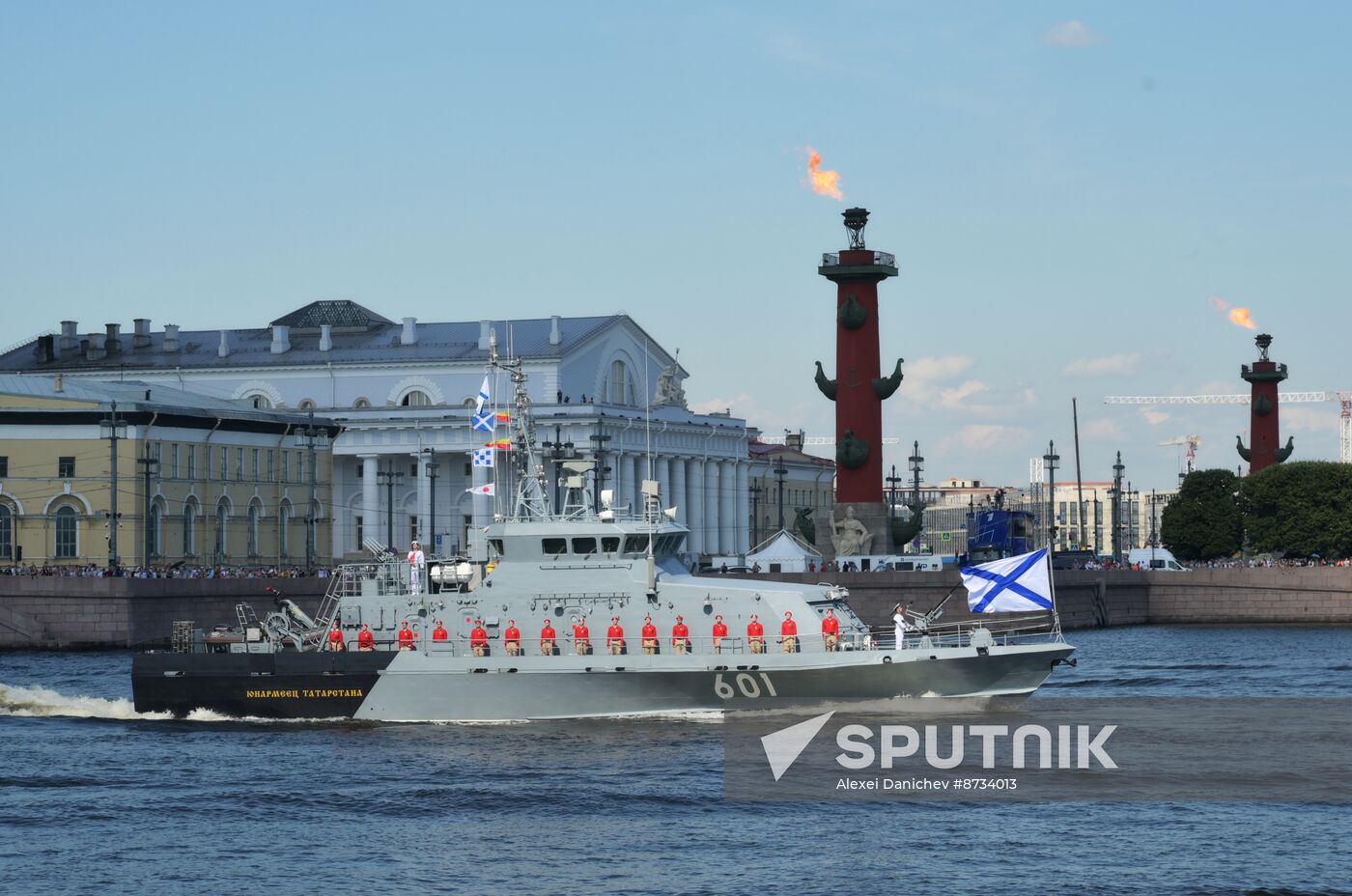 Russia Navy Day Parade Rehearsal