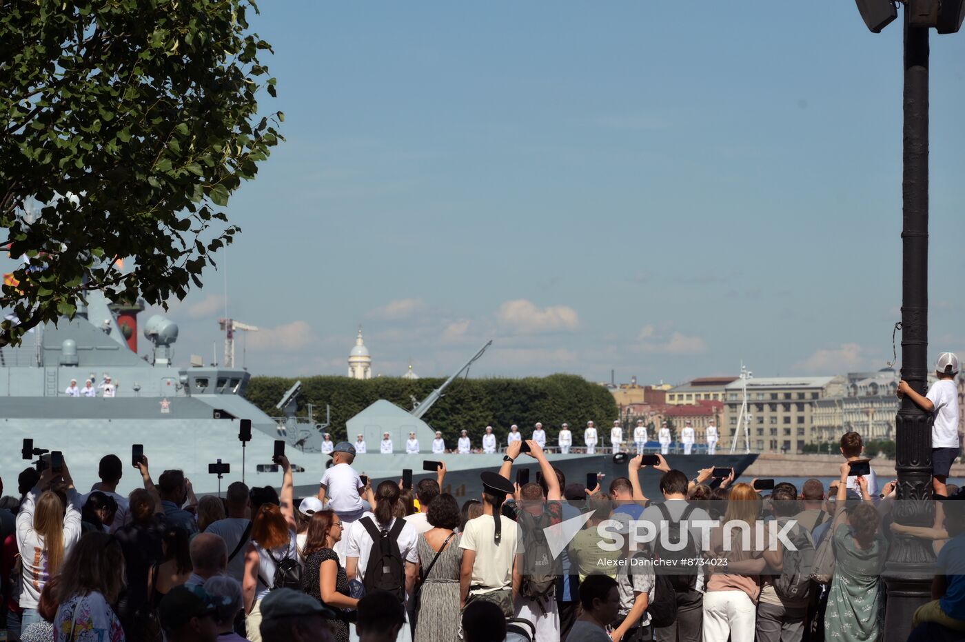 Russia Navy Day Parade Rehearsal