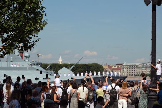 Russia Navy Day Parade Rehearsal