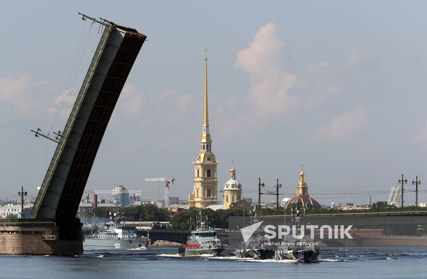 Russia Navy Day Parade Rehearsal