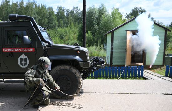 Russia Defence Engineer Troops Training