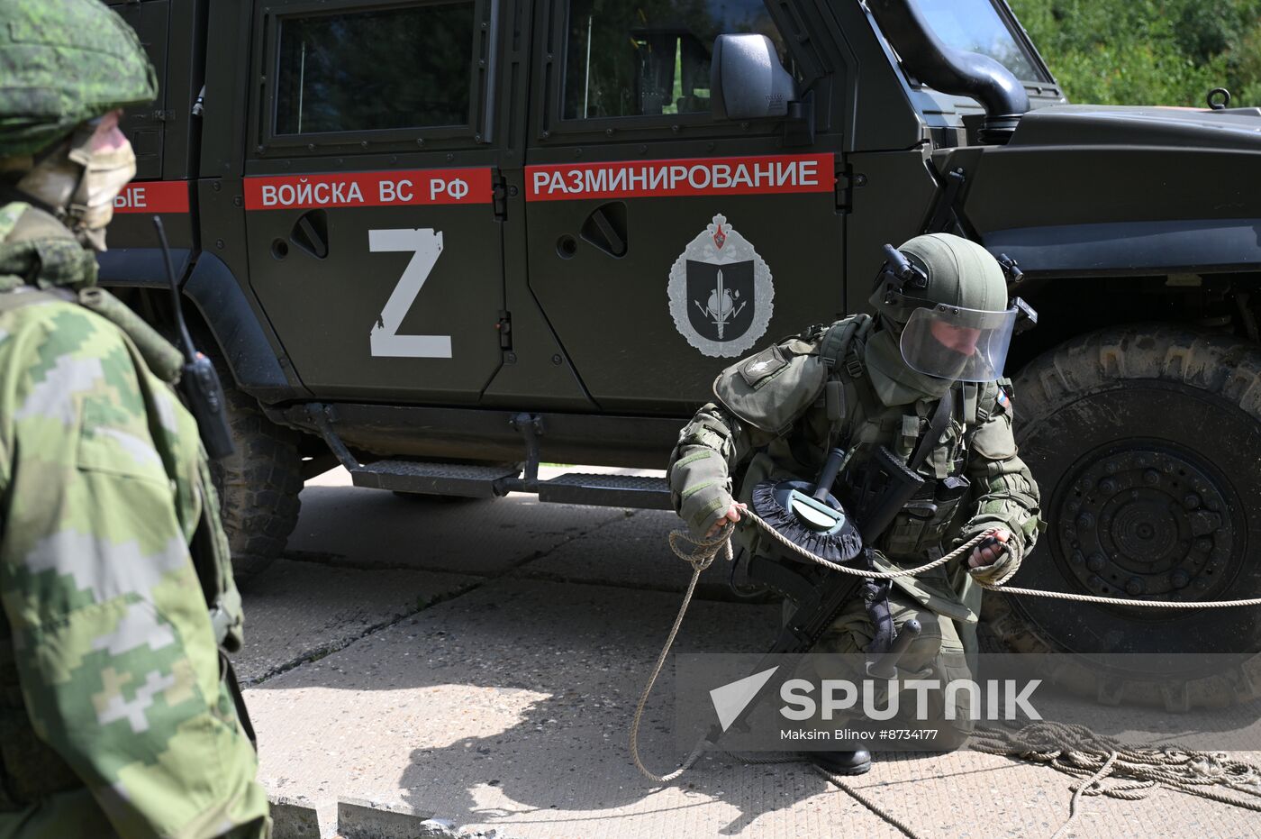 Russia Defence Engineer Troops Training