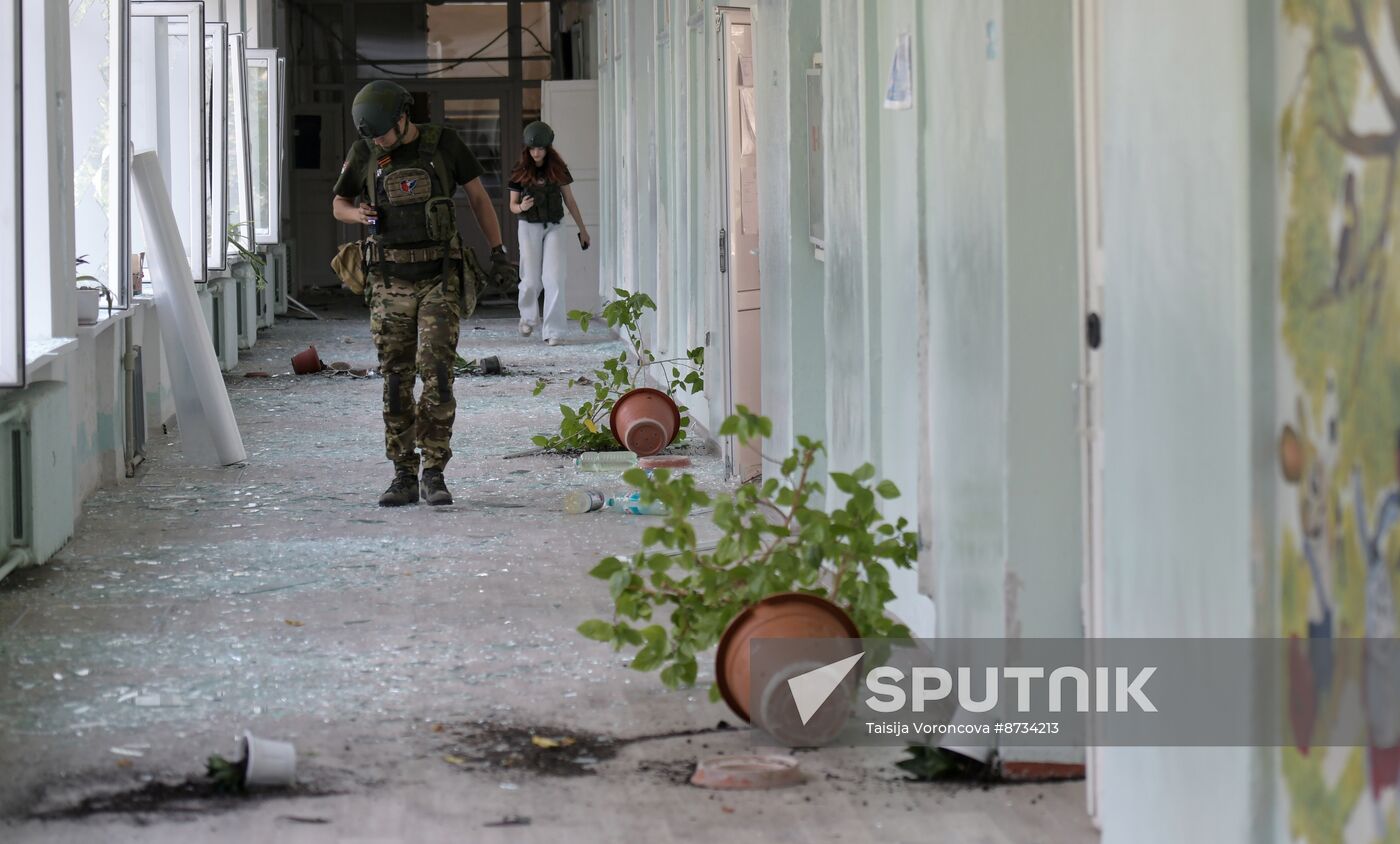 Russia Ukraine Military Operation Shelling