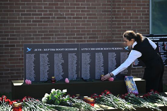 Russia Donbass War Child Victims Remembrance Day