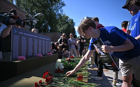 Russia Donbass War Child Victims Remembrance Day