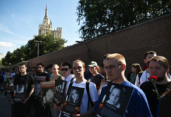 Russia Donbass War Child Victims Remembrance Day