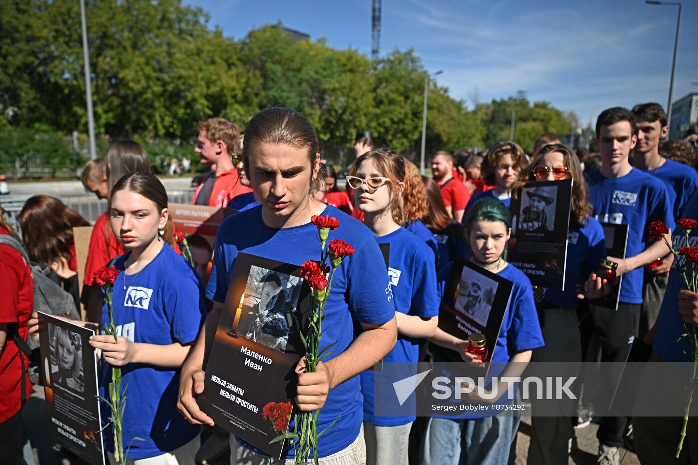 Russia Donbass War Child Victims Remembrance Day