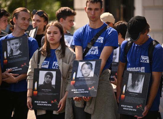 Russia Donbass War Child Victims Remembrance Day