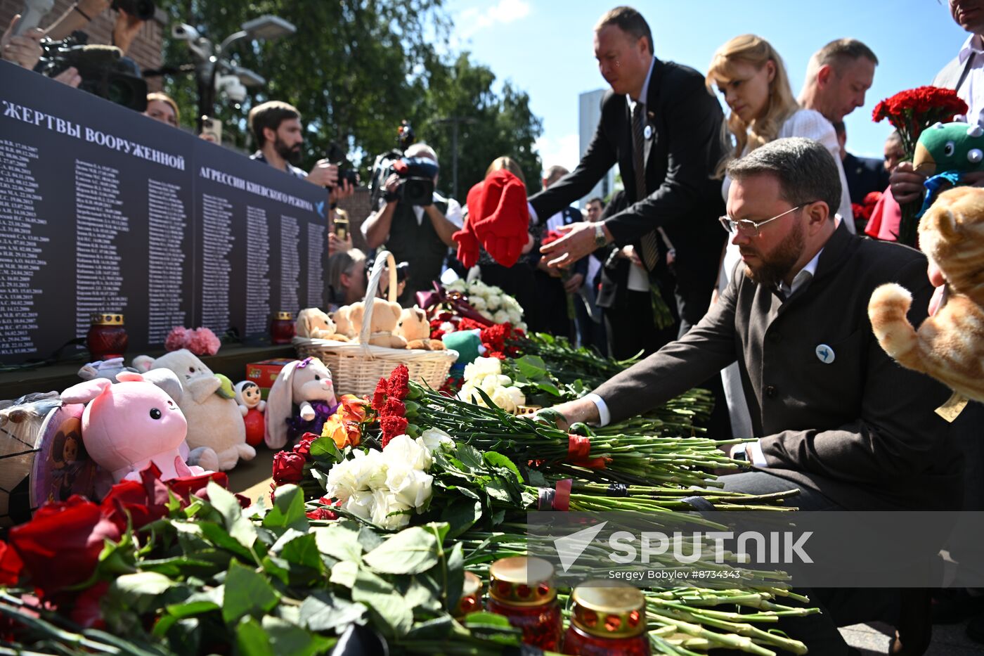 Russia Donbass War Child Victims Remembrance Day